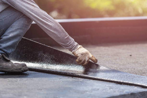 Professional Basement Waterproofing technician working in North Collins, NY